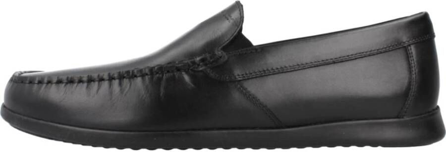 Geox Stijlvolle Comfortabele Loafers Black Heren