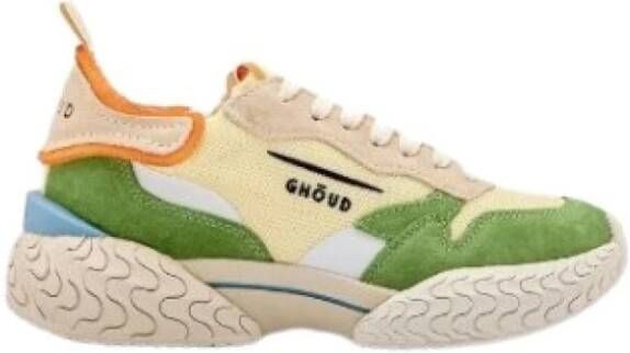Ghoud Geel Groene Mode Sneakers Multicolor Dames