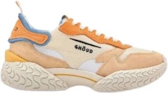 Ghoud Oranje Crème Mode Sneakers Multicolor Dames