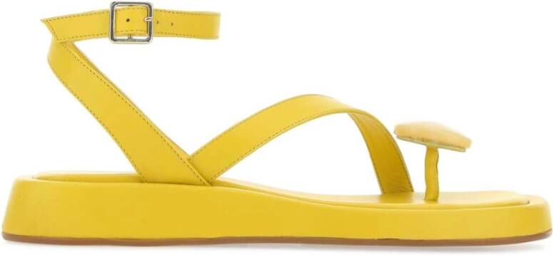 Gia Borghini Geelleren rosie 18 rentel sandalen Yellow Dames
