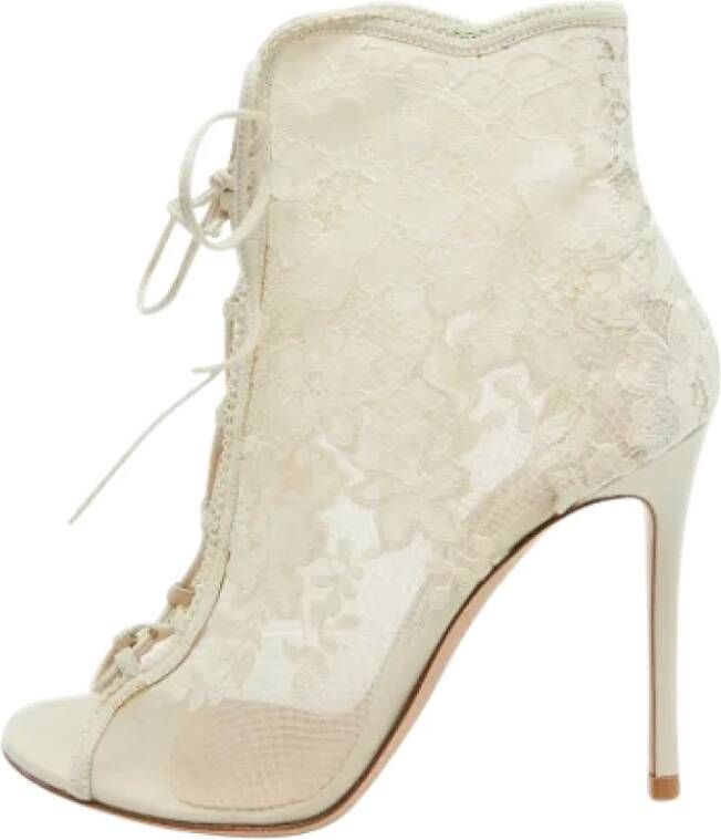Gianvito Rossi Pre-owned Mesh boots White Dames