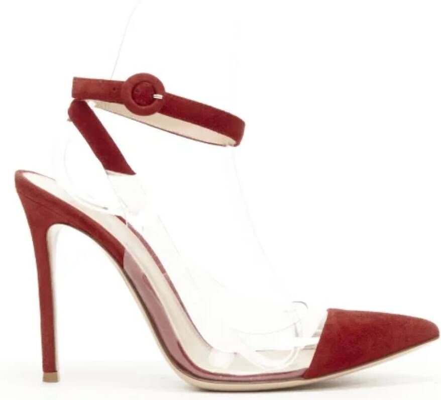 Gianvito Rossi Pre-owned Plastic heels Red Dames