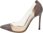Gianvito Rossi Pre-owned Suede heels Gray Dames - Thumbnail 1