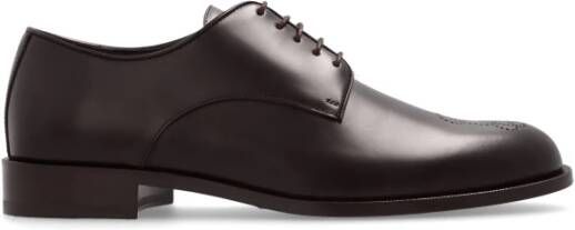 Giorgio Armani Derby schoenen Brown Heren
