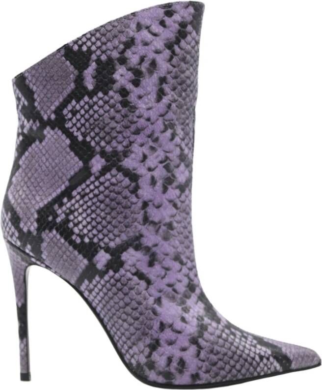 Giuliano Galiano Heeled Boots Purple Dames