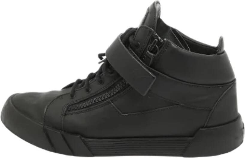Giuseppe Zanotti Pre-owned Leather sneakers Black Heren