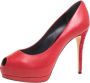 Giuseppe Zanotti Pre-owned Suede heels Red Dames - Thumbnail 1