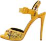 Giuseppe Zanotti Pre-owned Suede sandals Yellow Dames - Thumbnail 1