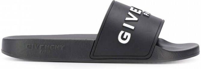 Givenchy Claquettes à logo Taille: 38 Couleur Presta: Noir Bestseller: 25 Zwart