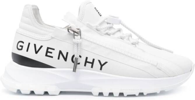 Givenchy Witte Sneakers met Logo Print en 4G Motief White Dames