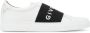 Givenchy Leren Sneakers Zwart Wit Logo Rubber White Dames - Thumbnail 5