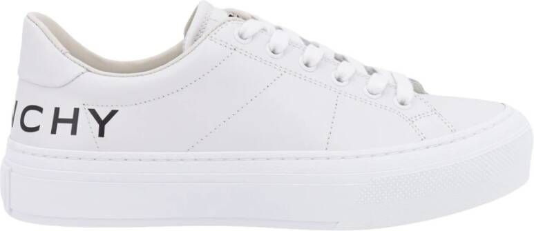 Givenchy Witte Leren Sneakers Aw23 White Dames