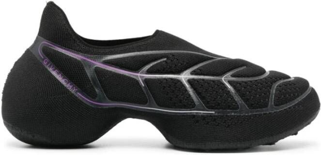 Givenchy Zwarte Tk-360+ Mesh Lage Sneakers Black Dames