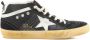Golden Goose Leren en nylon Mid Star sneakers Zwart Heren - Thumbnail 1