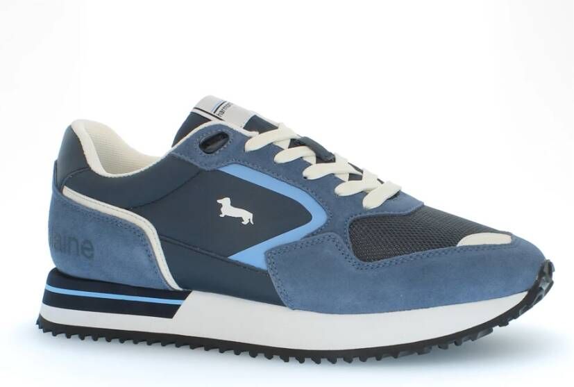 Harmont & Blaine Blauwe Sneakers voor Moderne Man Blue Heren