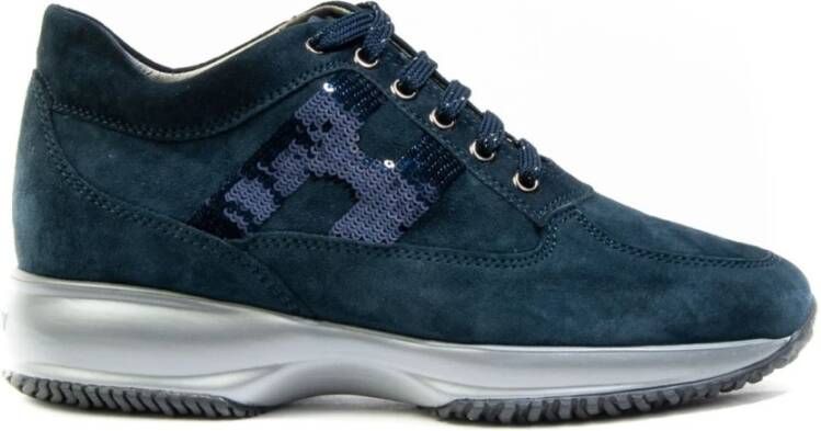 Hogan Interactieve Iconische Model Sneakers Blauw Dames