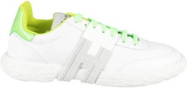 Hogan Wit Groene Sneakers Ss23 Multicolor Heren