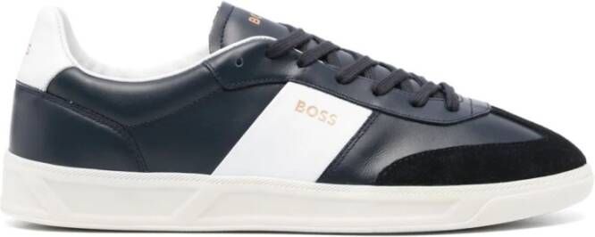 Hugo Boss Stijlvolle Sneakers voor Mannen en Vrouwen Blue Heren