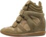 Isabel Marant Pre-owned Suede sneakers Green Dames - Thumbnail 1