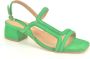 Jhay Groene hoge hak sandalen Green Dames - Thumbnail 4