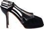 Jil Sander Pre-owned Suede heels Black Dames - Thumbnail 1
