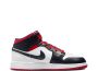 Nike Air Jordan 1 Mid GS Gym Red Black Toe - Thumbnail 1