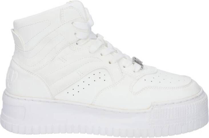 Juicy Couture Witte hoge sneakers met platformzool White Dames