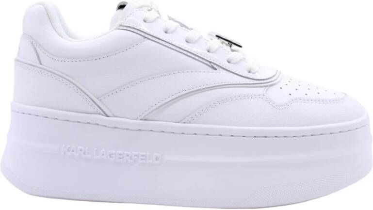 Karl Lagerfeld Luxe Plimiri Sneakers voor Vrouwen White Dames