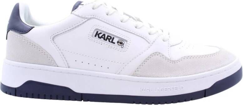 Karl Lagerfeld Luxe Polonia Sneakers voor Mannen White Heren