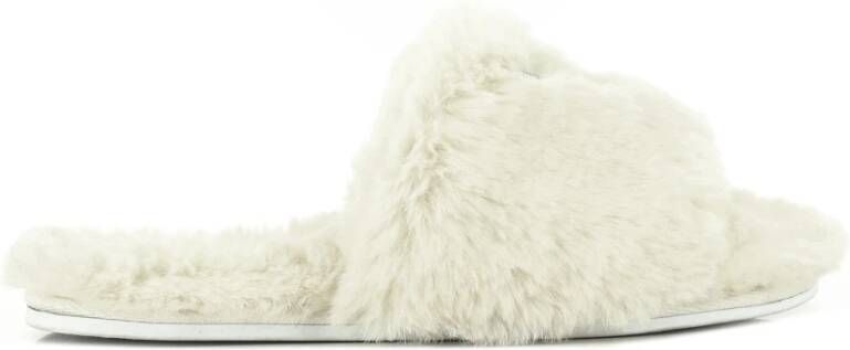 Karl Lagerfeld Luxe Comfort Pantoffels White Dames