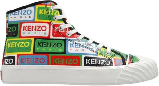 Kenzo Logo Print Sneakers Groen Dames