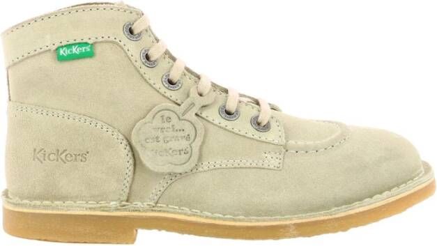 Kickers Orilegend Lace-up Boots Beige Dames