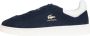 Lacoste Premium Baseshot Leren Sneakers Blauw Wit Multicolor Heren - Thumbnail 15