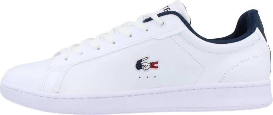 Lacoste Carnaby Pro Fashion sneakers Schoenen white navy red maat: 44.5 beschikbare maaten:41 42.5 43 44.5 45 46 - Foto 2