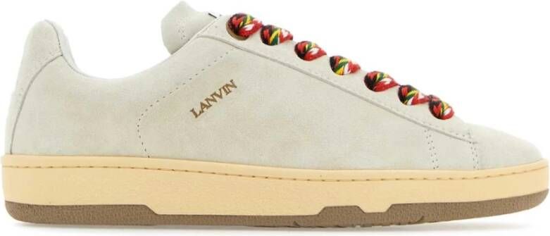 Lanvin Multikleur Sneakers met Gewatteerde Logotong White Dames