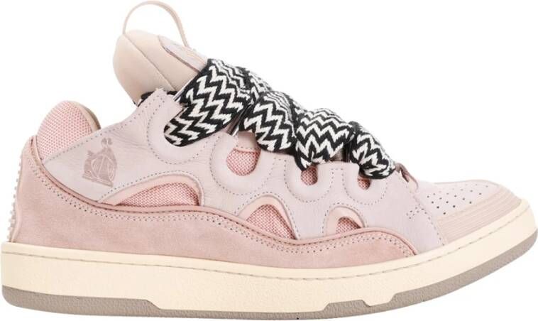 Lanvin Roze & Paarse Sneakers Ss24 Pink Heren
