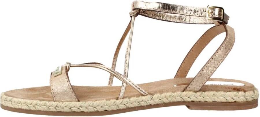 Les Tropeziennes Stijlvolle platte sandalen voor vrouwen Yellow Dames