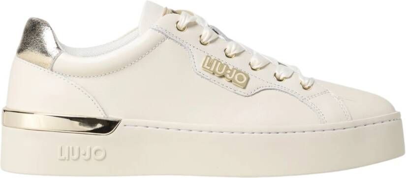 Liu Jo Stijlvolle Sneaker Calf Conchiglia White Dames
