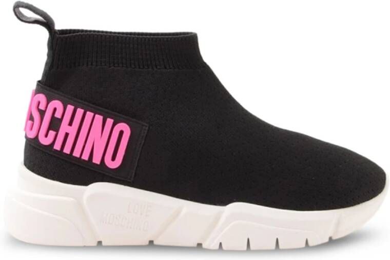 Love Moschino Dames Platform Sneakers Zwart Dames