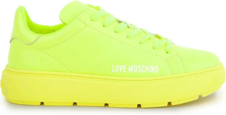 Love Moschino Sneakers Geel Dames