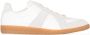 Maison Margiela Witte Leren Sneakers Laag-Top Origineel Ontwerp Multicolor Heren - Thumbnail 1