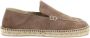 Manebí Suede Espadrille Loafers Brown Heren - Thumbnail 1