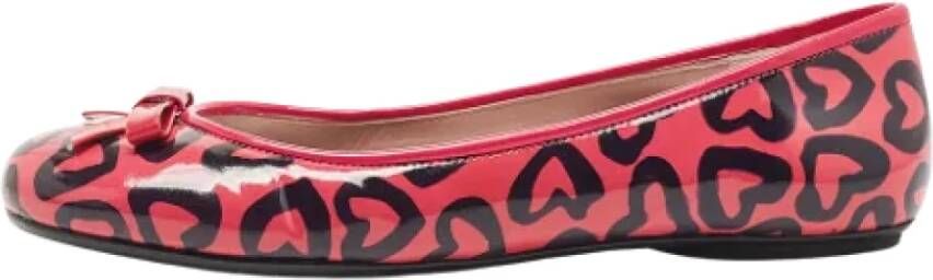 Marc Jacobs Pre-owned Leather flats Pink Dames