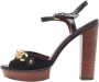 Marc Jacobs Pre-owned Leather sandals Black Dames - Thumbnail 1
