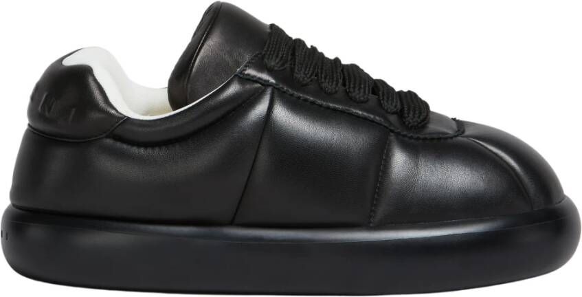Marni BigFoot 2.0 Kalfsleren Sneakers Black Heren