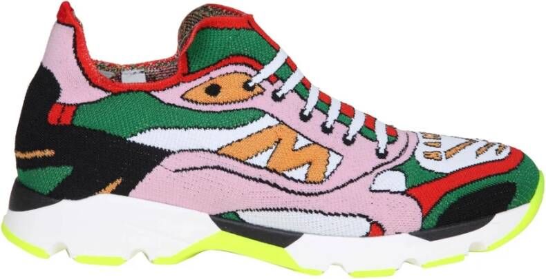 Marni Sneakers van Multicolor Stretchstof Multicolor Dames