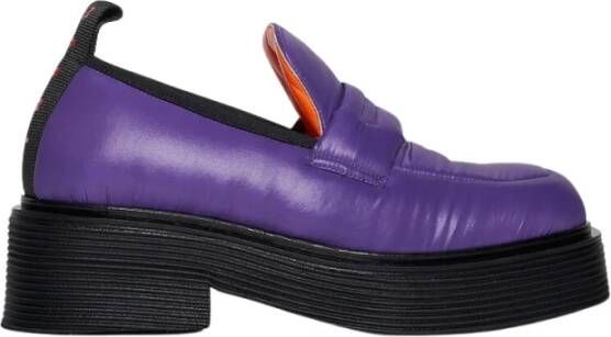 Marni Zachte Nylon Loafers Purple Dames