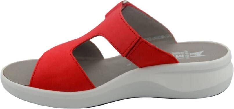 Mephisto Stijlvolle Dames Sandaal Red Dames