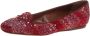 Missoni Pre-owned Fabric flats Red Dames - Thumbnail 1