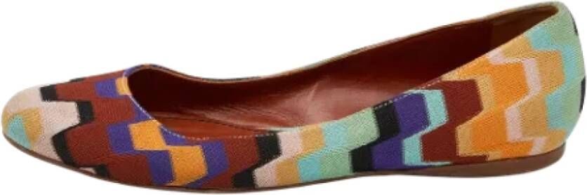 Missoni Pre-owned Knit flats Multicolor Dames